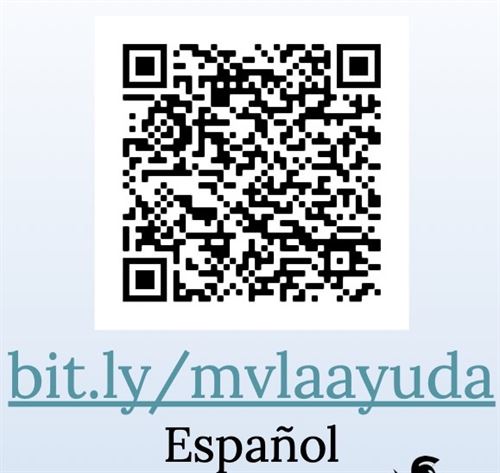 QR Code for MVLA Mental Health Referral Form in Spanish